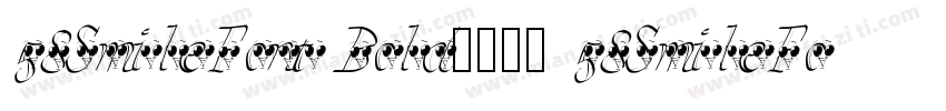 58SmileFont Bold字体下载 58SmileFont Bo字体转换